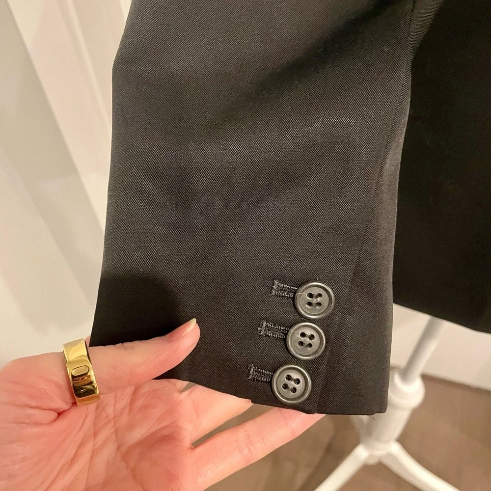 J Crew Women's Blazer, Black, 6 - Picture 4 of 6